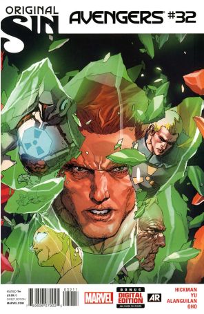 Avengers (5th Series) 32 published by Marvel with cover art by Leinil Francis Yu