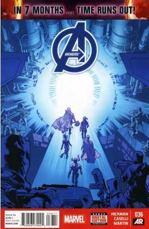 Avengers (5th Series) 36 published by Marvel with cover art by Stuart Immonen