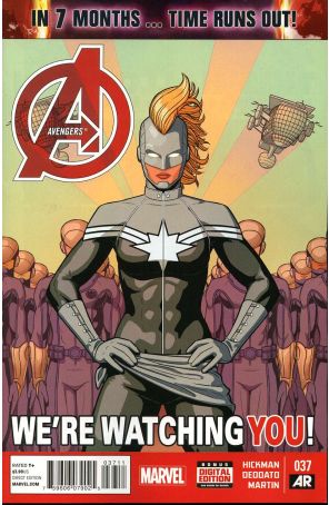 Avengers (5th Series) 37 published by Marvel with cover art by Jamie Mckelvie