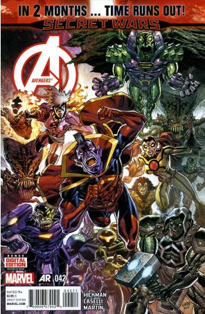 Avengers (5th Series) 42 published by Marvel with cover art by Scott Kolins