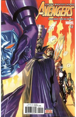 Avengers (7th Series) 2 published by Marvel with cover art by Alex Ross