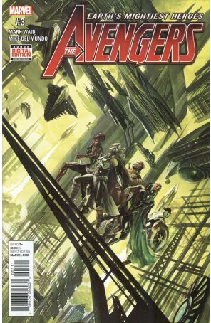 Avengers (7th Series) 3 published by Marvel with cover art by Alex Ross