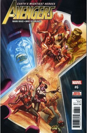 Avengers (7th Series) 6 published by Marvel with cover art by Alex Ross