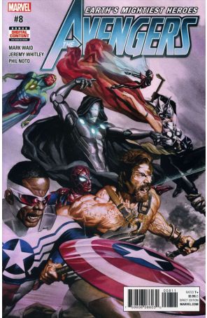 Avengers (7th Series) 8 published by Marvel with cover art by Alex Ross
