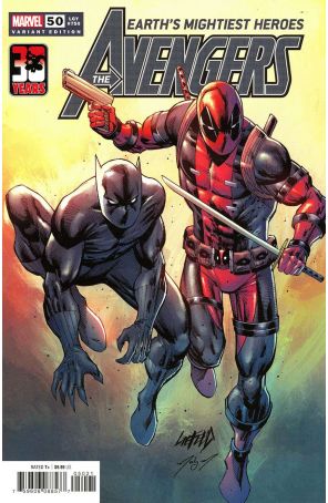Avengers (8th Series) 50A published by Marvel with cover art by Rob Liefeld