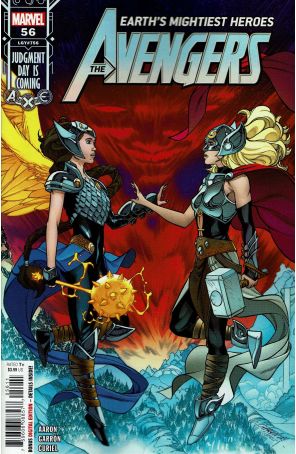 Avengers (8th Series) 56 published by Marvel with cover art by Javier Garron