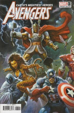 Avengers (8th Series) 64C published by Marvel with cover art by Alex Horley
