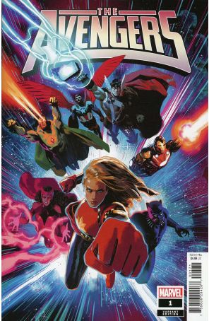 Avengers (9th Series) 1F published by Marvel with cover art by Daniel Acuna