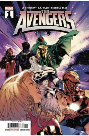 Avengers (9th Series) 1 published by Marvel with cover art by Stuart Immonen