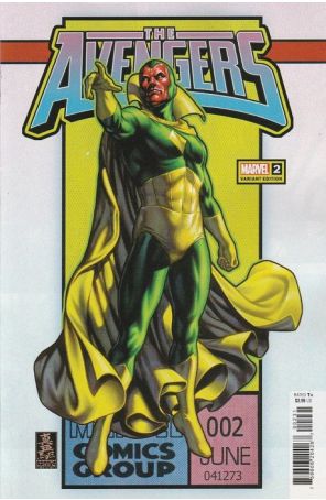 Avengers (9th Series) 2B published by Marvel with cover art by Mark Brooks