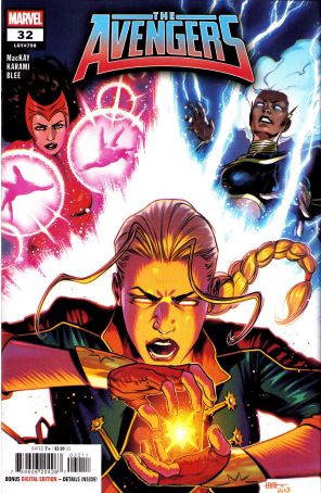Avengers (9th Series) 32 published by Marvel with cover art by Carlos “CAFU” Urbano