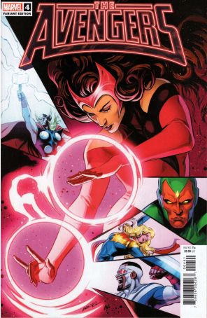 Avengers (9th Series) 4C published by Marvel with cover art by Carmen Carnero