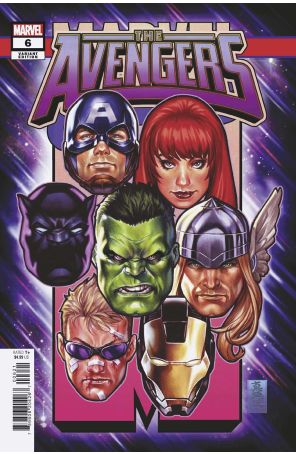Avengers (9th Series) 6A published by Marvel with cover art by Mark Brooks