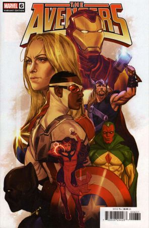 Avengers (9th Series) 6B published by Marvel with cover art by Joshua “Sway” Swaby