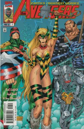 Avengers (Vol. 2) 7 published by Marvel with cover art by Ian Churchill