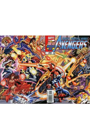 Avengers (Vol. 3) 12 published by Marvel with cover art by George Pérez