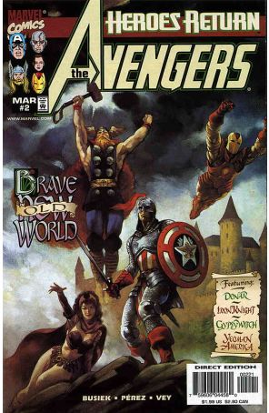 Avengers (Vol. 3) 2A published by Marvel with cover art by Ray Lago