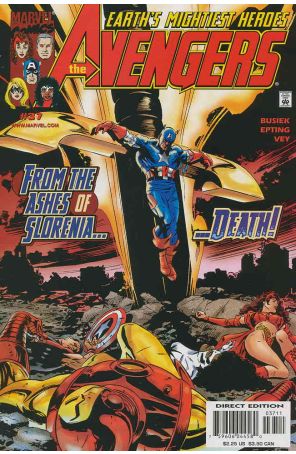 Avengers (Vol. 3) 37 published by Marvel with cover art by Steve Epting