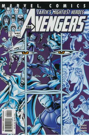 Avengers (Vol. 3) 42 published by Marvel with cover art by Alan Davis