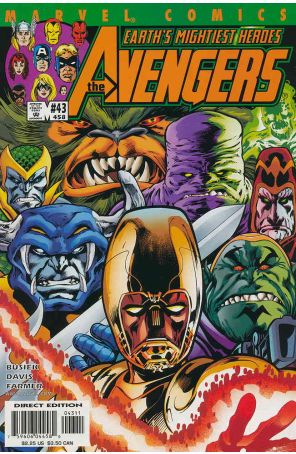 Avengers (Vol. 3) 43 published by Marvel with cover art by Alan Davis