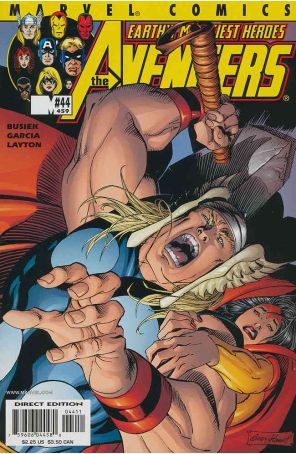 Avengers (Vol. 3) 44 published by Marvel with cover art by Andy Kubert