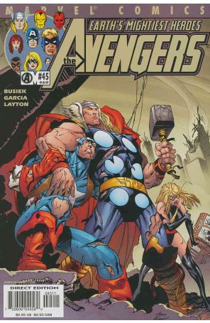 Avengers (Vol. 3) 45 published by Marvel with cover art by Andy Kubert