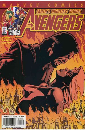 Avengers (Vol. 3) 47 published by Marvel with cover art by Kieron Dwyer