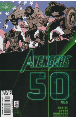 Avengers (Vol. 3) 50 published by Marvel with cover art by Kieron Dwyer