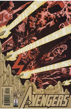 Avengers (Vol. 3) 52 published by Marvel with cover art by Kieron Dwyer
