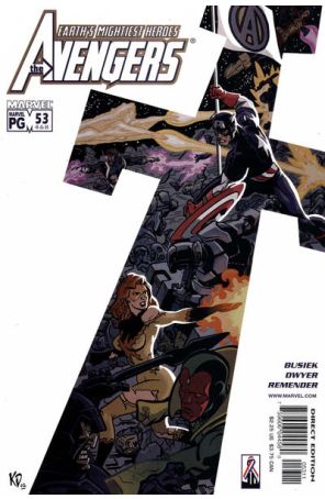 Avengers (Vol. 3) 53 published by Marvel with cover art by Kieron Dwyer