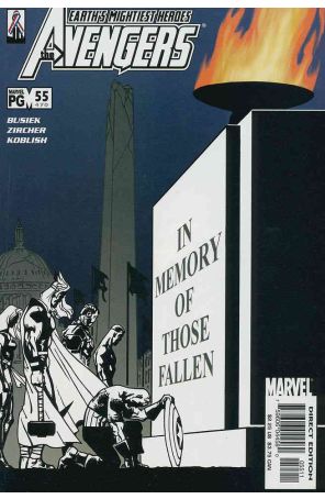 Avengers (Vol. 3) 55 published by Marvel with cover art by Kieron Dwyer