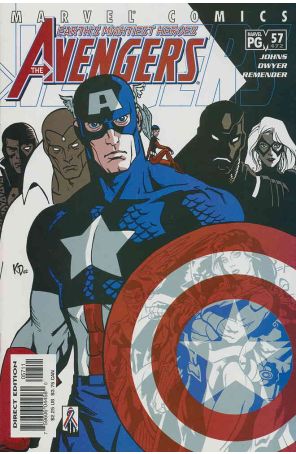 Avengers (Vol. 3) 57 published by Marvel with cover art by Kieron Dwyer