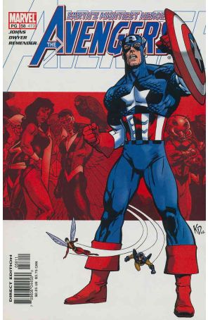 Avengers (Vol. 3) 58 published by Marvel with cover art by Kieron Dwyer