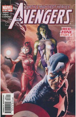 Avengers (Vol. 3) 66 published by Marvel with cover art by J.G. Jones