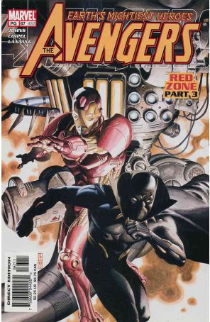 Avengers (Vol. 3) 67 published by Marvel with cover art by J.G. Jones
