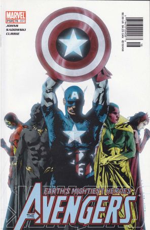 Avengers (Vol. 3) 76 (Newsstand) published by Marvel with cover art by Jae Lee