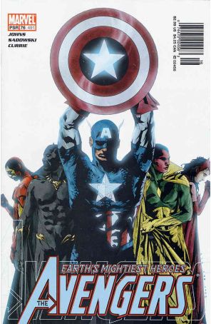 Avengers (Vol. 3) 76 published by Marvel with cover art by Jae Lee