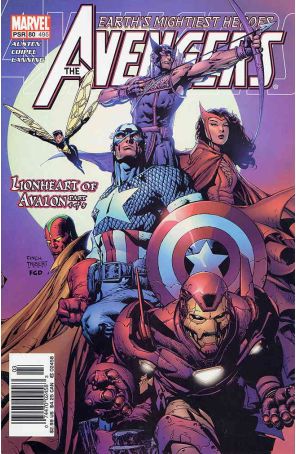Avengers (Vol. 3) 80 published by Marvel with cover art by David Finch