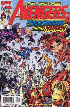 Avengers (Vol. 3) 9 published by Marvel with cover art by George Pérez