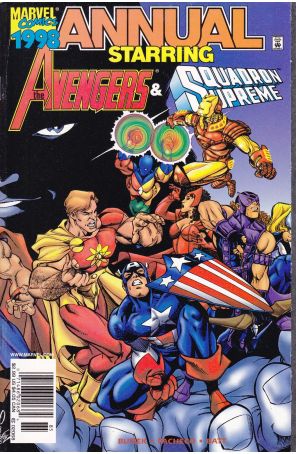Avengers (Vol. 3) Annual 1998 (Newsstand) published by Marvel with cover art by George Pérez