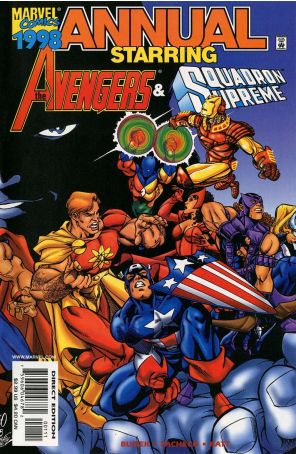 Avengers (Vol. 3) Annual 1998 published by Marvel with cover art by Carlos Pacheco