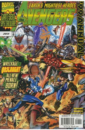 Avengers (Vol. 3) Annual 1999 published by Marvel with cover art by Leonardo Manco