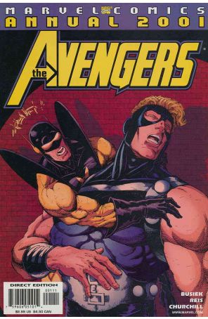 Avengers (Vol. 3) Annual 2001 published by Marvel with cover art by Ian Churchill
