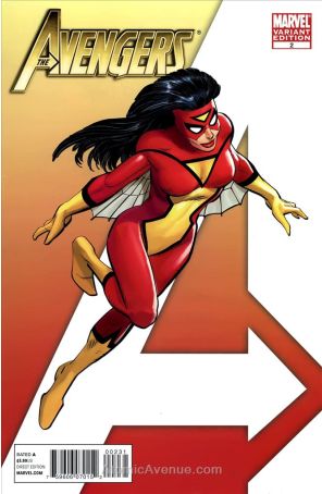Avengers (Vol. 4) 2A published by Marvel with cover art by John Romita Jr.