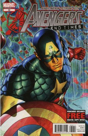 Avengers (Vol. 4) 32 published by Marvel with cover art by Brandon Peterson