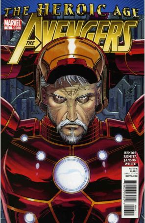Avengers (Vol. 4) 4 published by Marvel with cover art by John Romita Jr.