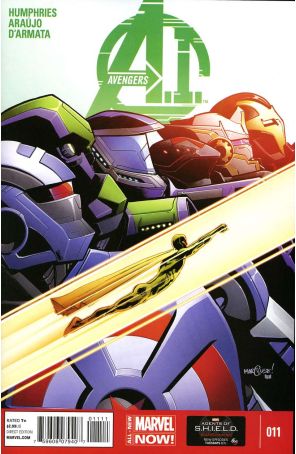 Avengers A.I. 11 published by Marvel with cover art by David Marquez