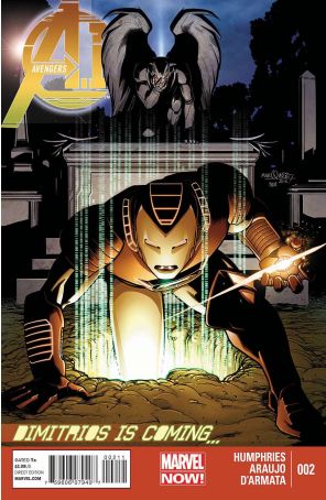 Avengers A.I. 2 published by Marvel with cover art by David Marquez