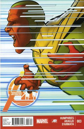 Avengers A.I. 3 published by Marvel with cover art by David Marquez