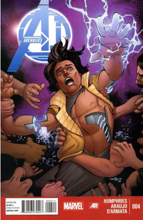 Avengers A.I. 4 published by Marvel with cover art by David Marquez